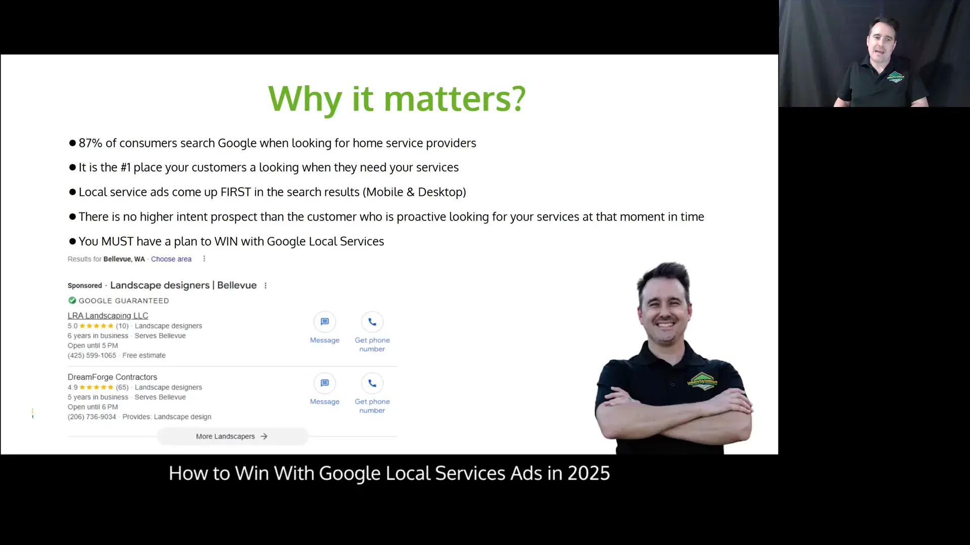 Landscape & Hardscape Contractor Marketing - The 2025 Guide to Dominating Google Local Services Ads for Landscape & Outdoor Living Contractors 2 Google Local Services Ads appearing at the top of search results