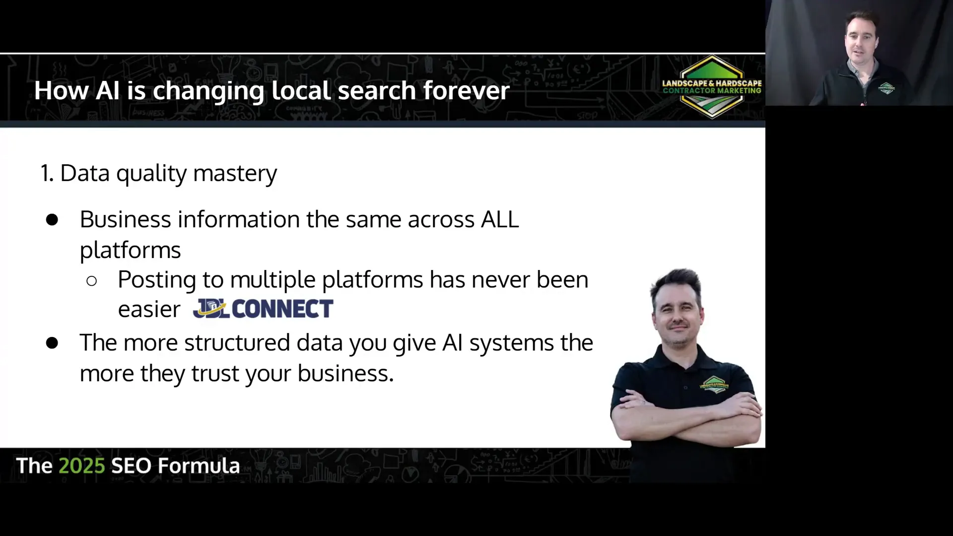 Landscape & Hardscape Contractor Marketing - Navigating the 2025 SEO Landscape for Landscape, Hardscape & Outdoor Living Contractors 7 Example of consistent business information across platforms