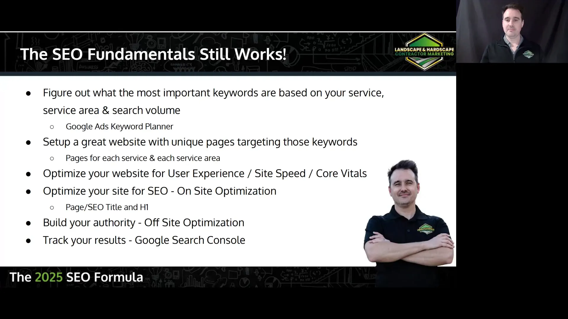 Landscape & Hardscape Contractor Marketing - Navigating the 2025 SEO Landscape for Landscape, Hardscape & Outdoor Living Contractors 16 Using analytics tools to track SEO performance
