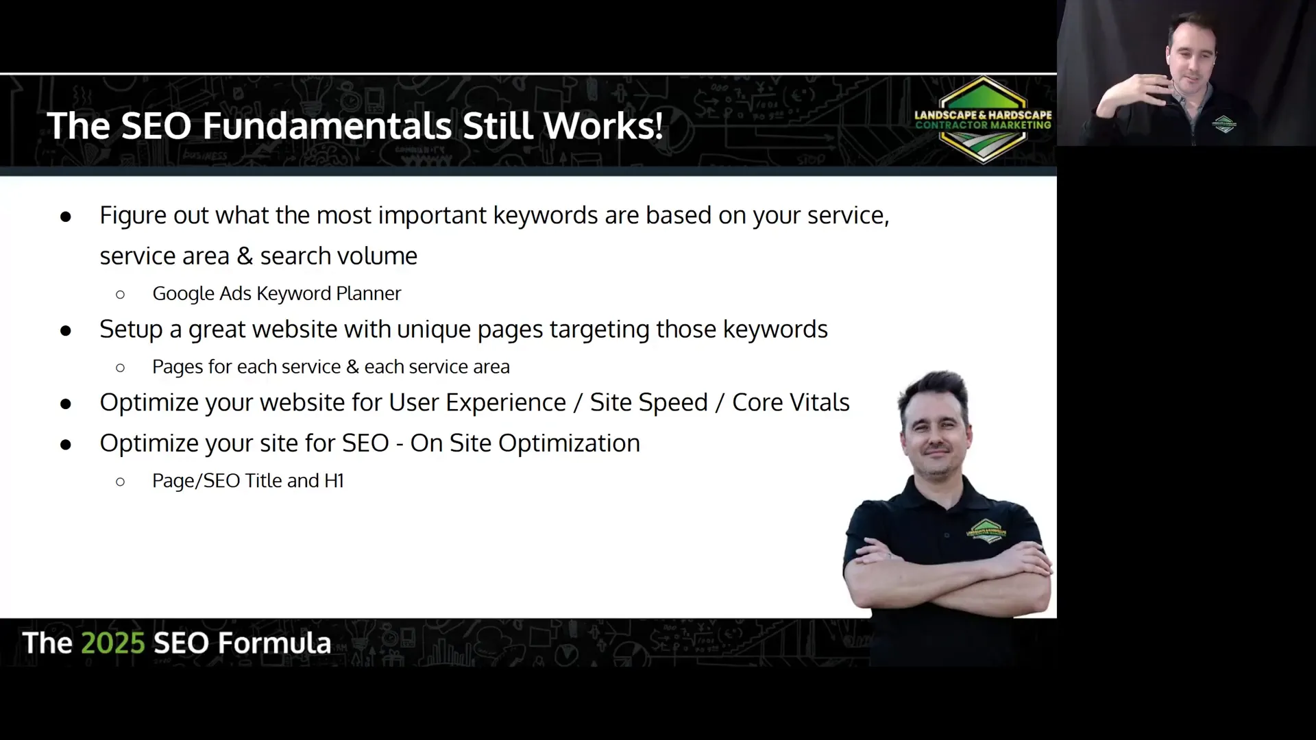 Landscape & Hardscape Contractor Marketing - Navigating the 2025 SEO Landscape for Landscape, Hardscape & Outdoor Living Contractors 12 Optimized on-page SEO elements