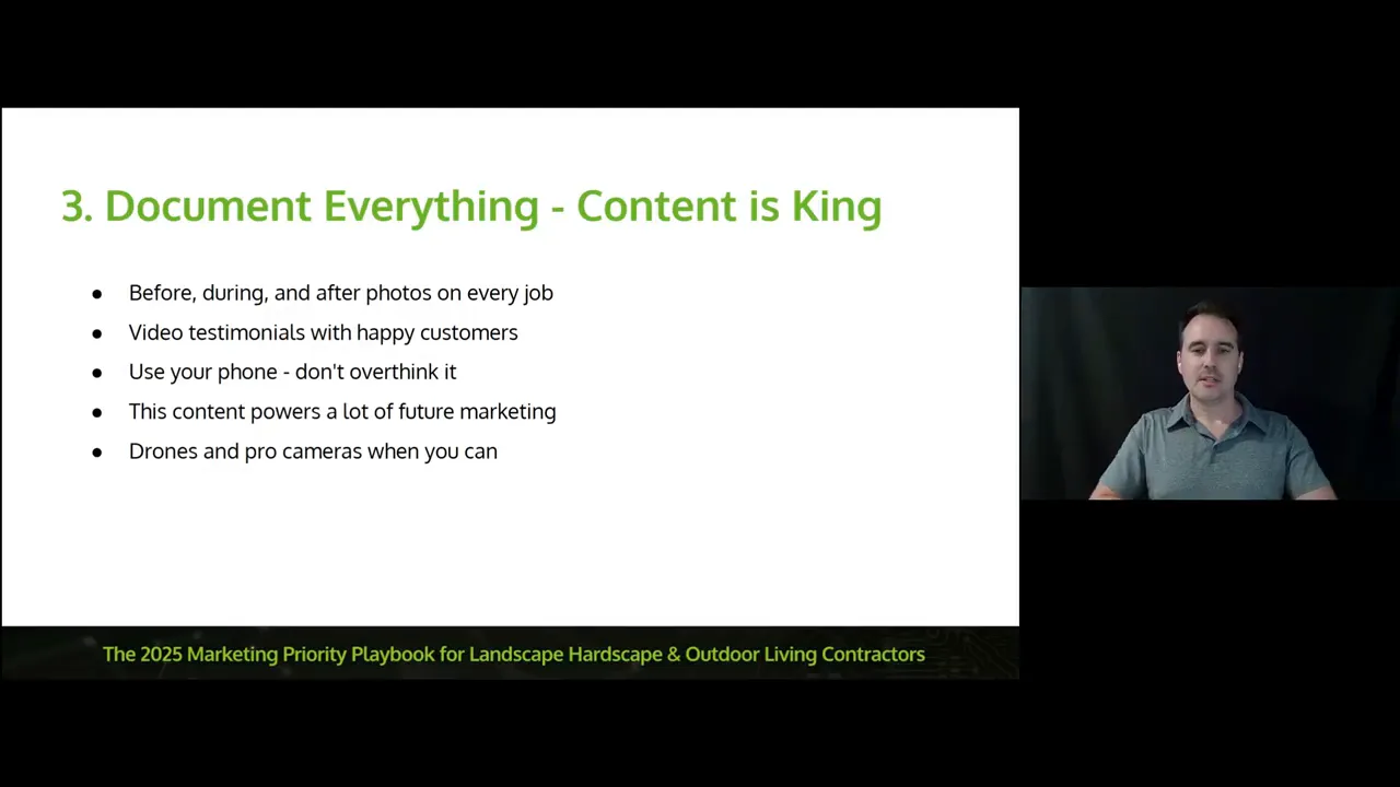 Crew capturing before and after photos