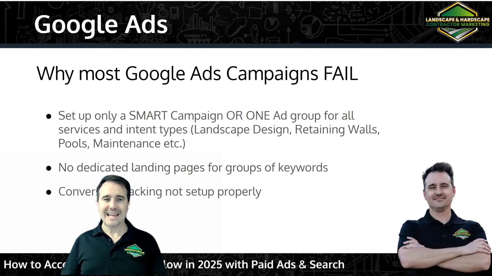 Landscape & Hardscape Contractor Marketing - Accelerate Your Lead Flow in 2025 with Paid Ads & Search 4 Key elements for successful Google Ads