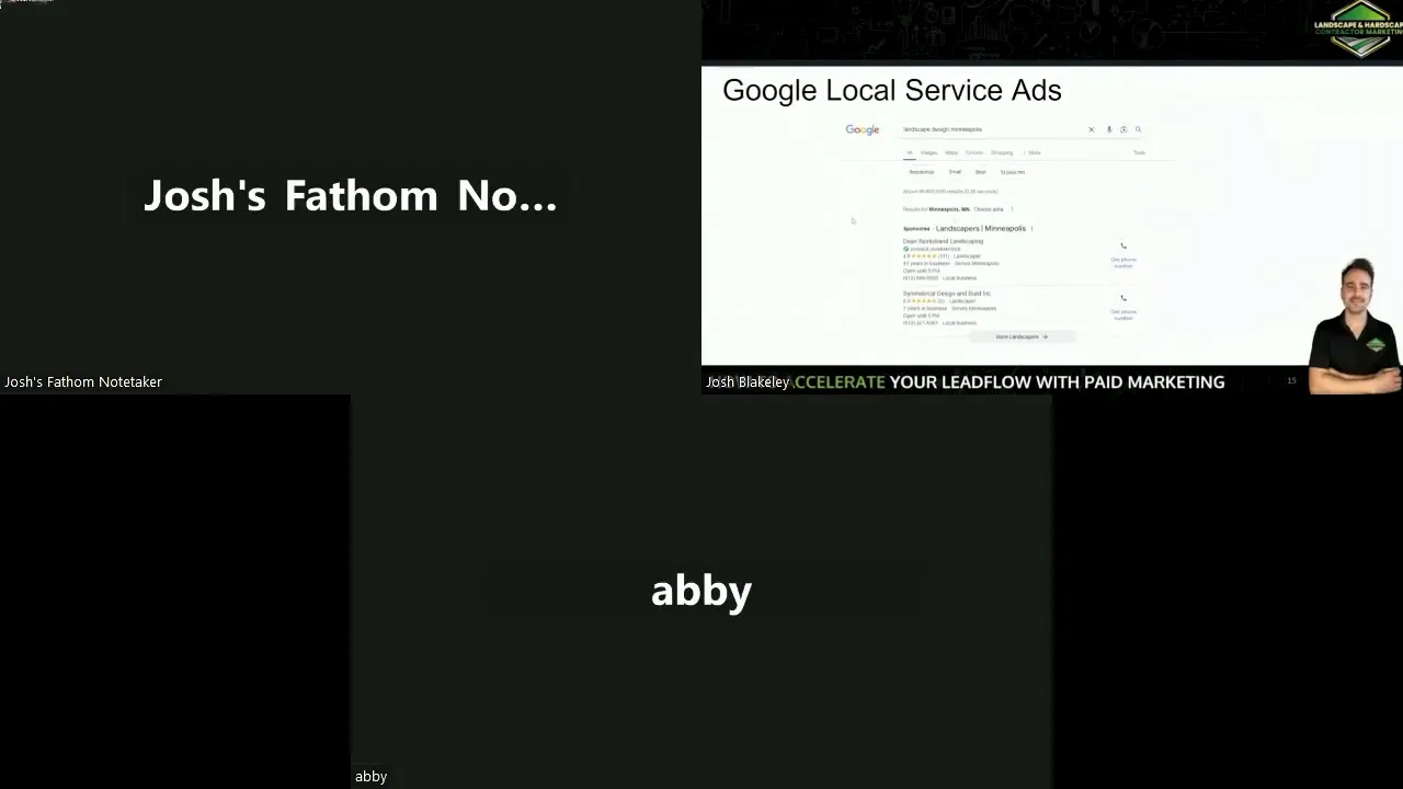 Landscape & Hardscape Contractor Marketing - Maximizing Lead Flow with Paid Marketing for Landscape & Hardscape Contractors 2 Example of Google Local Services Ads