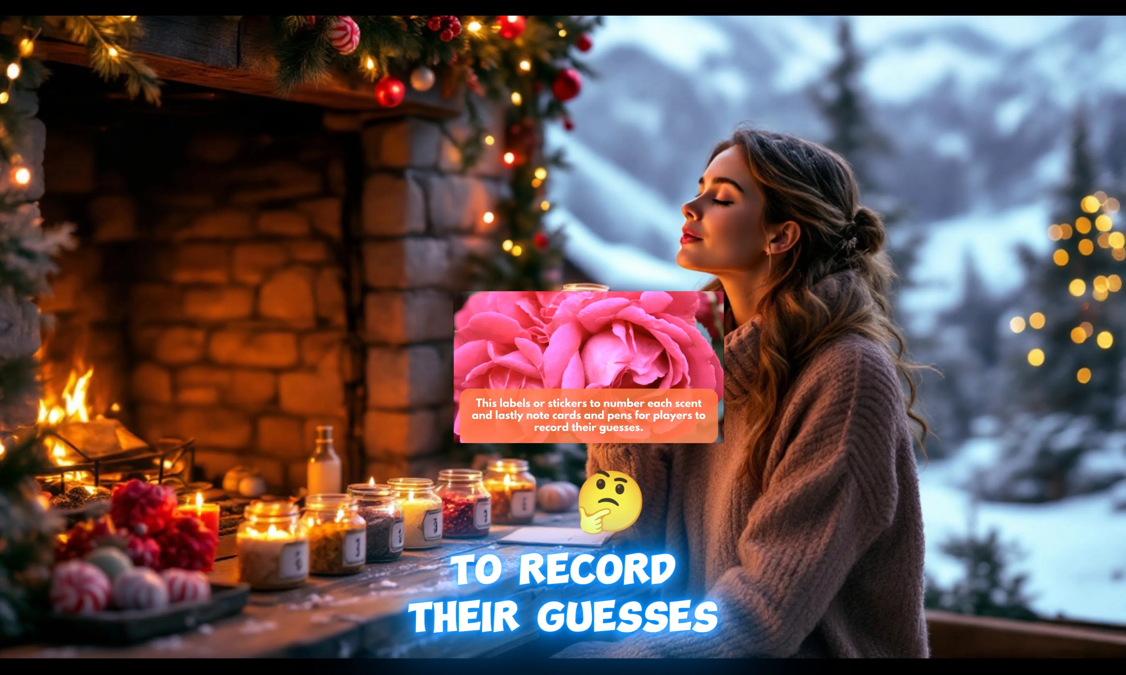 Players taking turns guessing scents