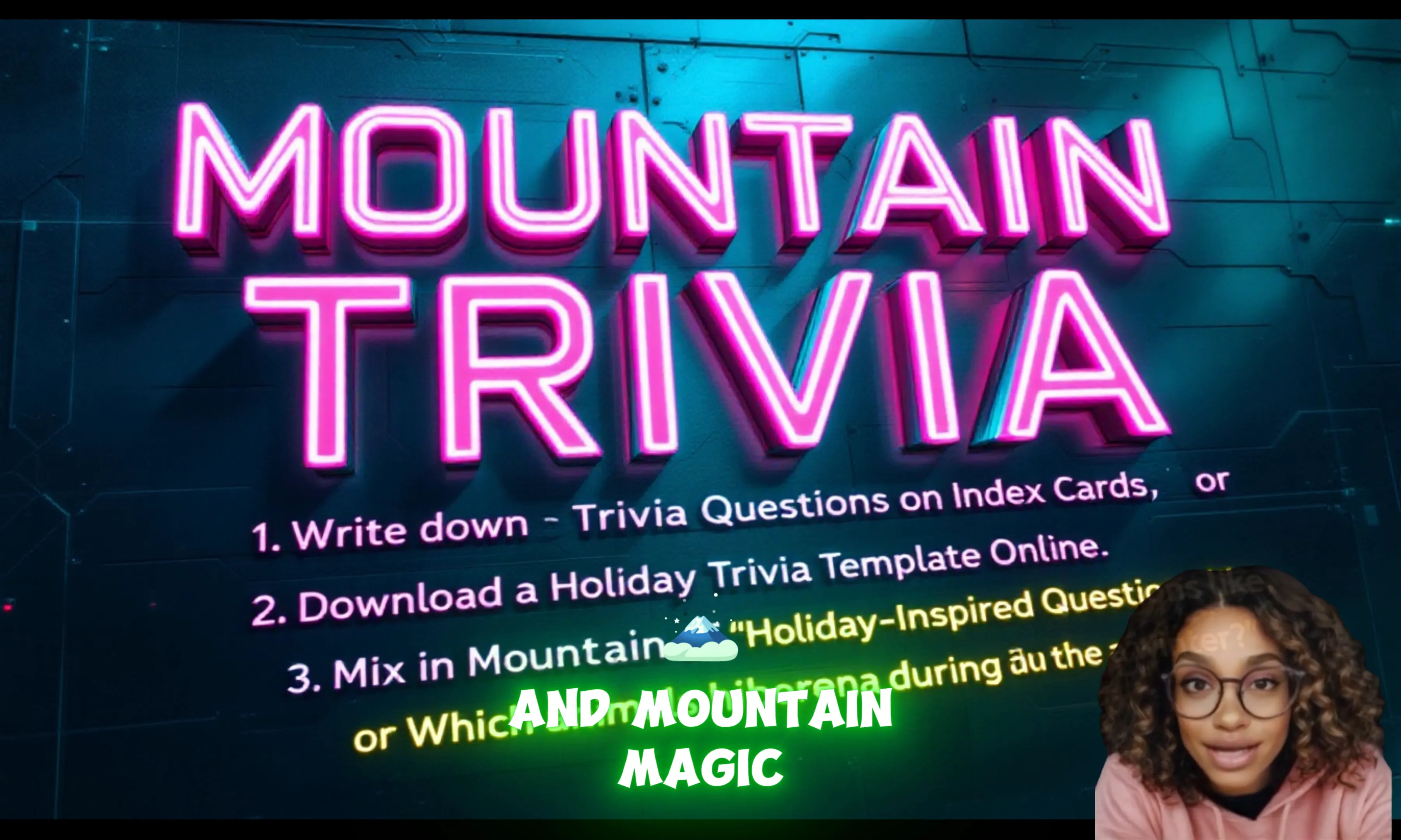 Crafting trivia questions