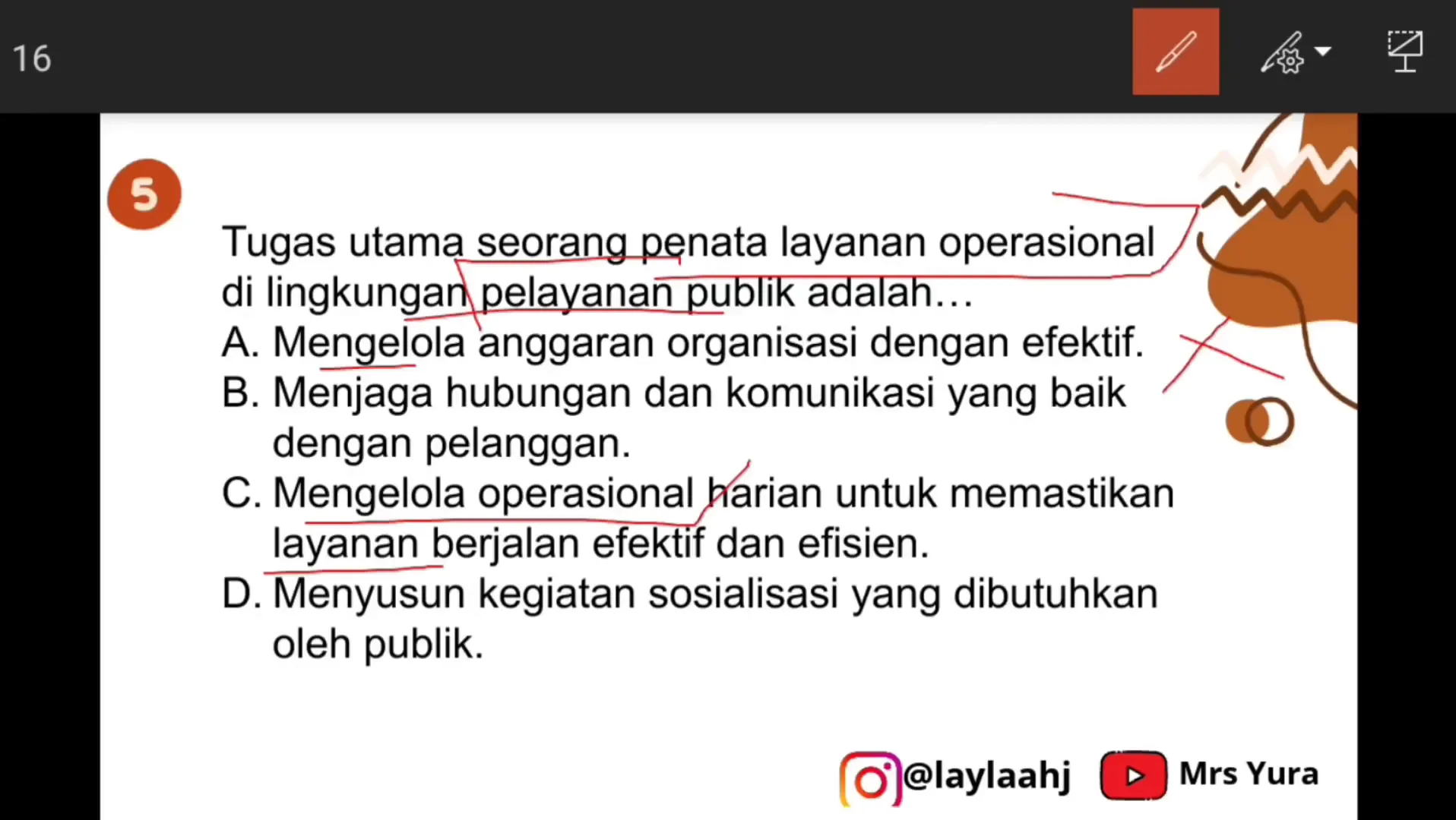 Tugas Utama Penata Layanan Operasional