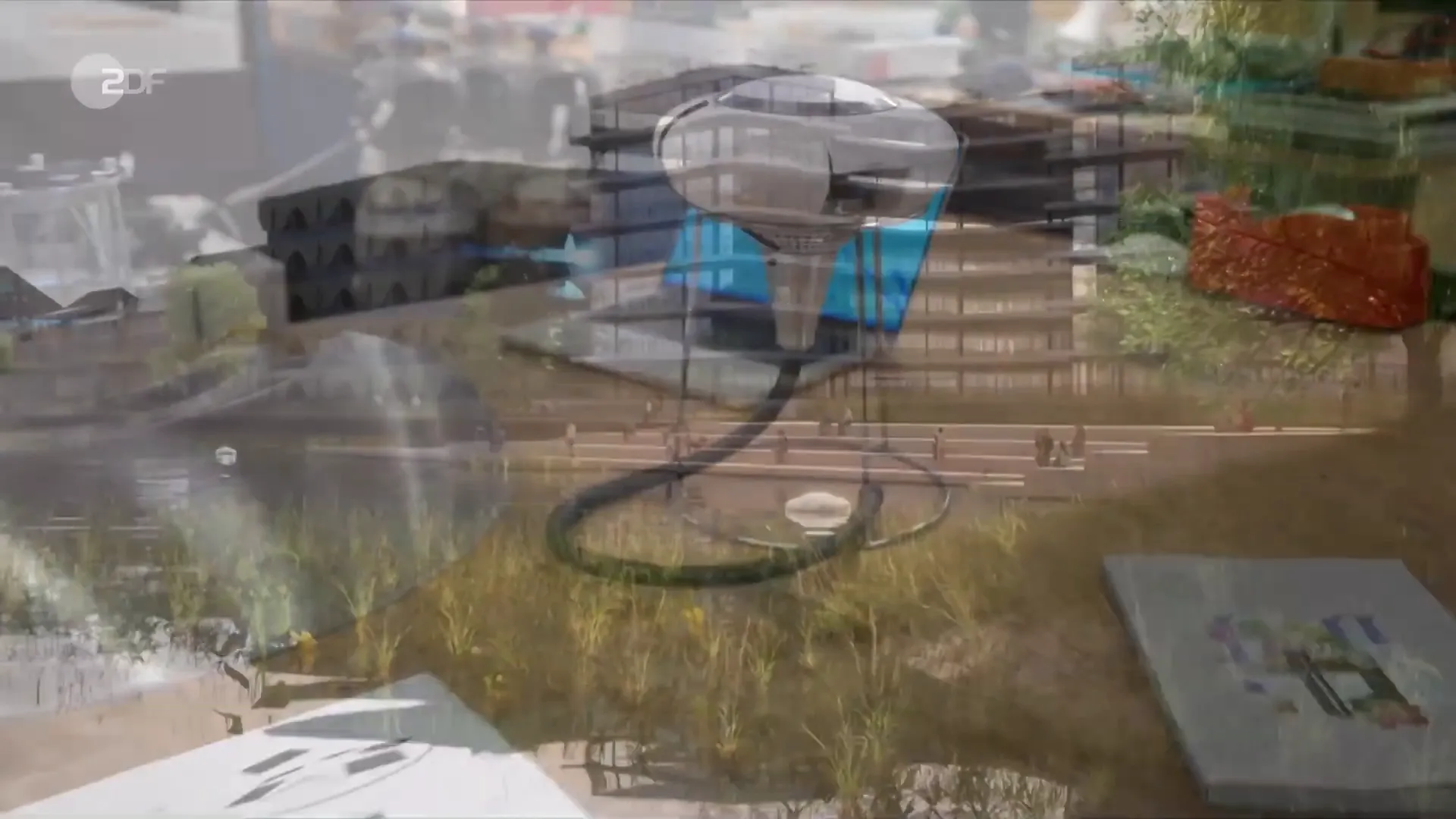 Jakob Kukula mit Boje zur Messung der Wasserqualität in der Spree