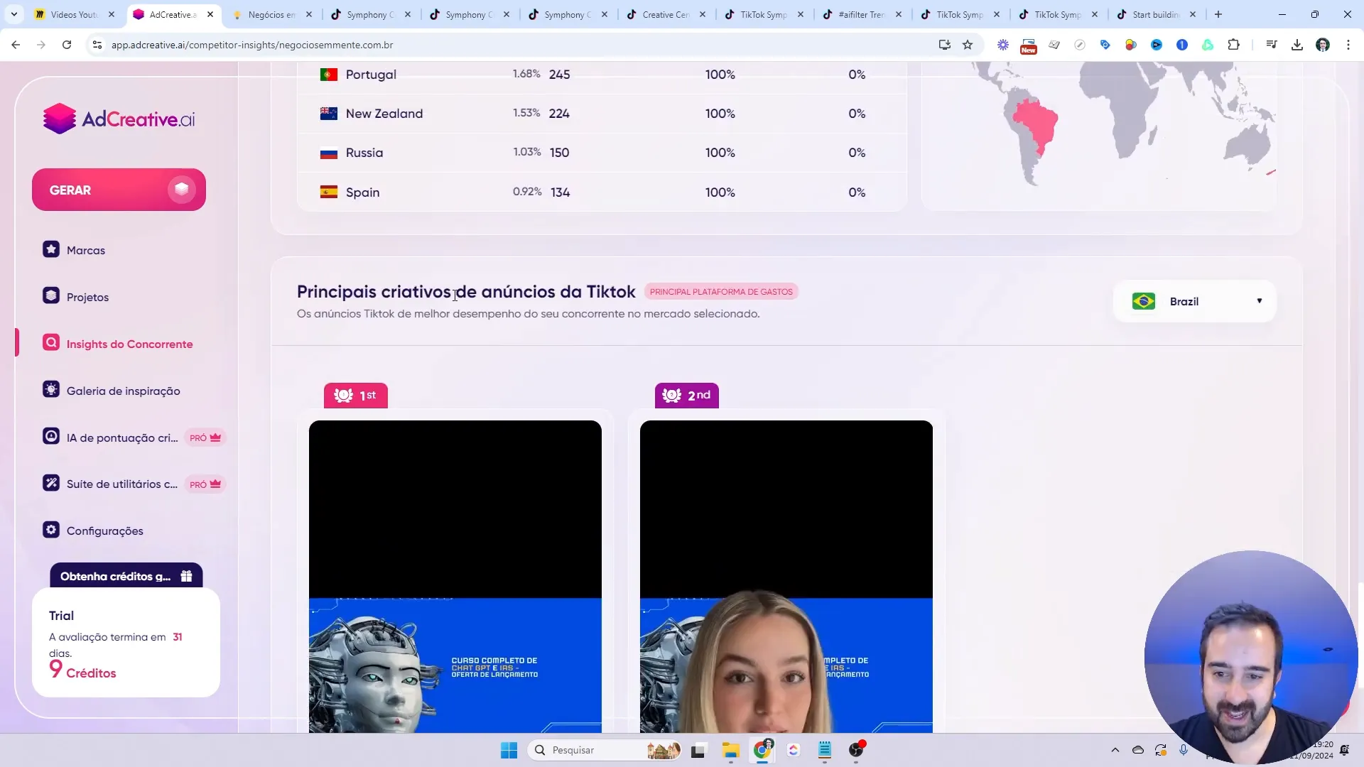 Análise de concorrentes na AdCreative