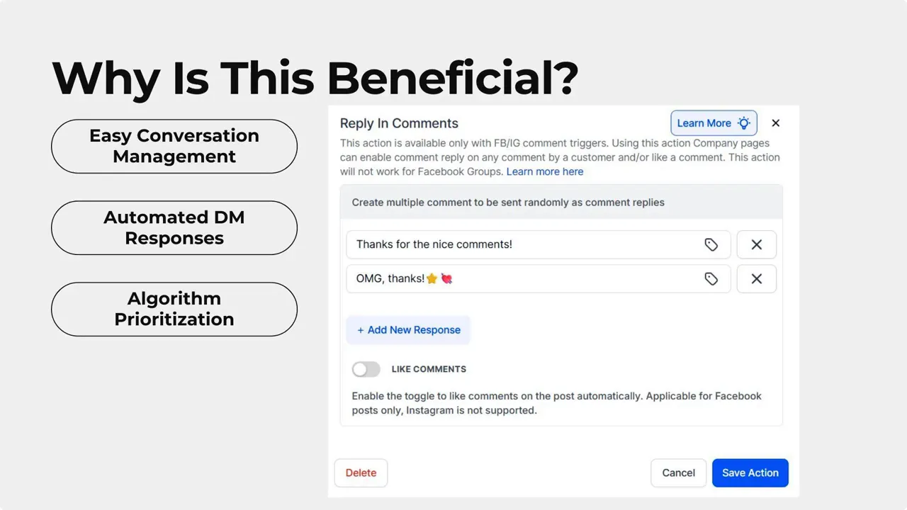 Automating replies helps boost engagement and ranking on the For You page Automating replies helps boost engagement and ranking on the For You page