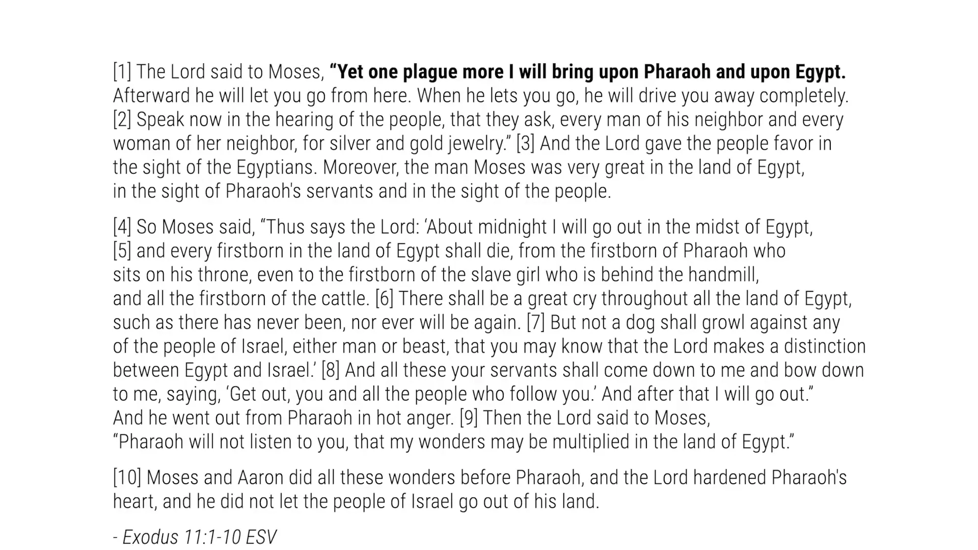 Exodus 12: Passover instructions for eating the lamb