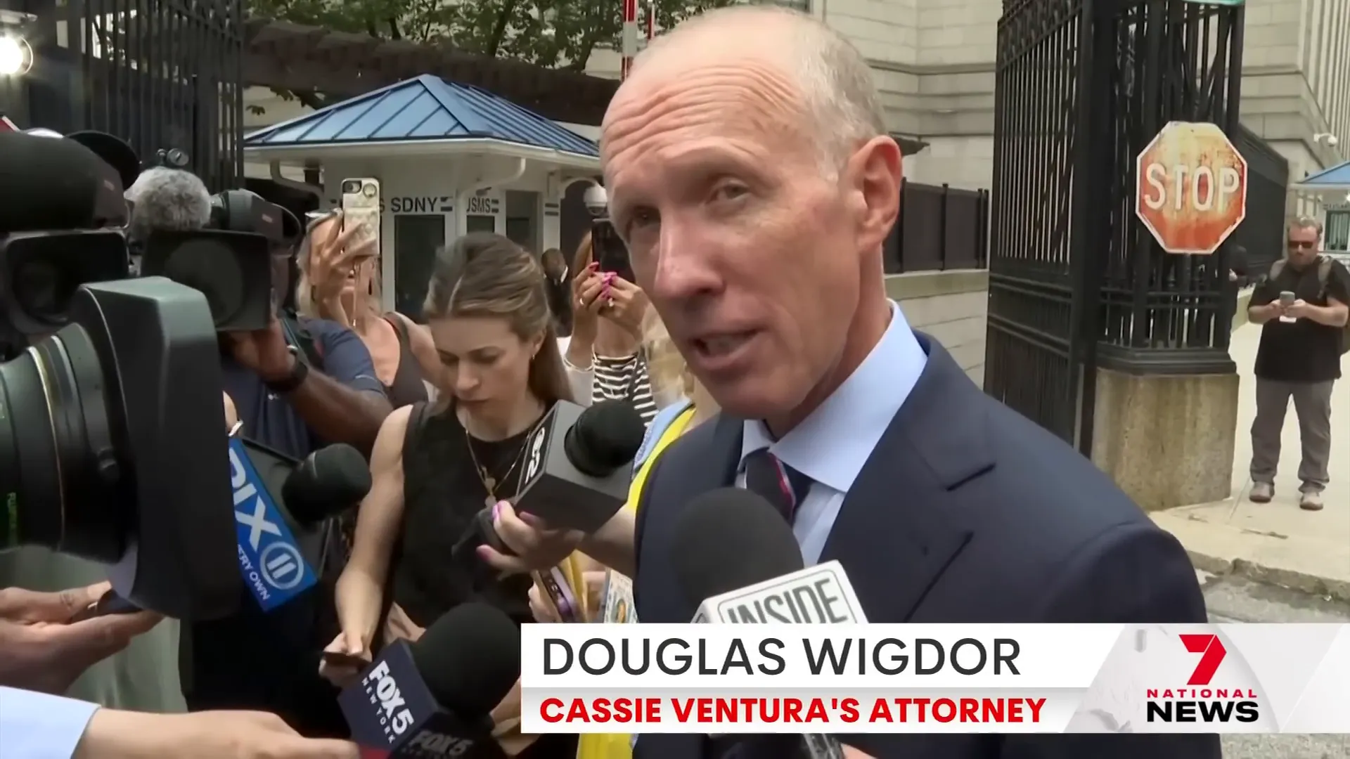 Lawyer reacting to verdict