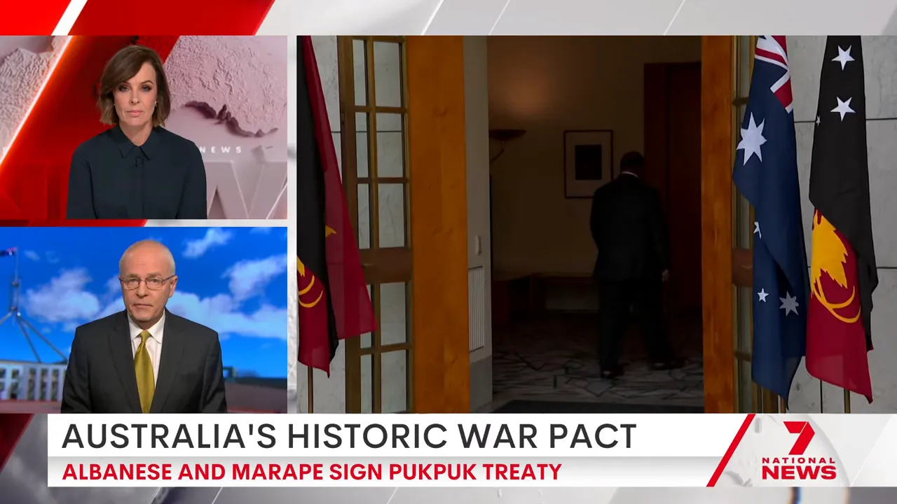 Officials preparing to sign the Puk‑Puk Treaty