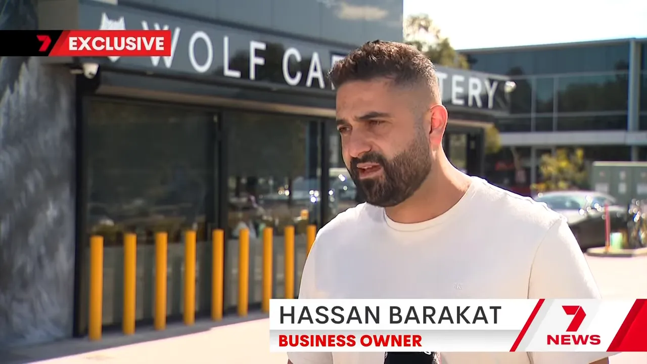 Barakat admitting past crimes during the interview