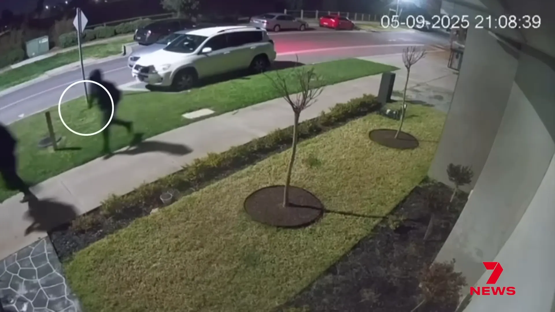 Armed men barrelling towards the Werribee home