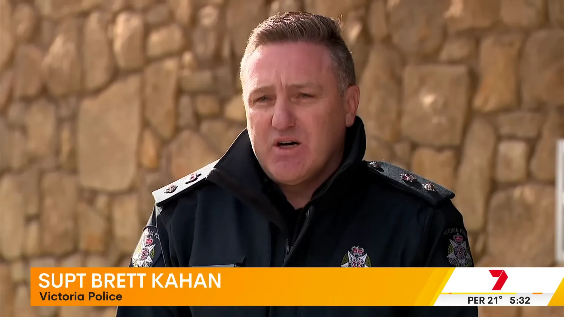 Police press conference: belief someone is harbouring the fugitive