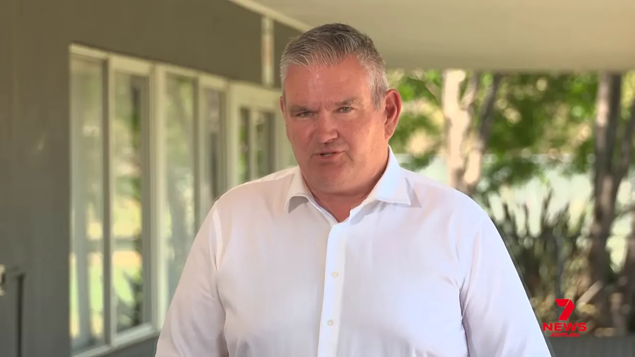 Major Roads Projects Victoria chief executive speaking outside AJ Burke Reserve, clear and well-lit portrait with background landscaping.