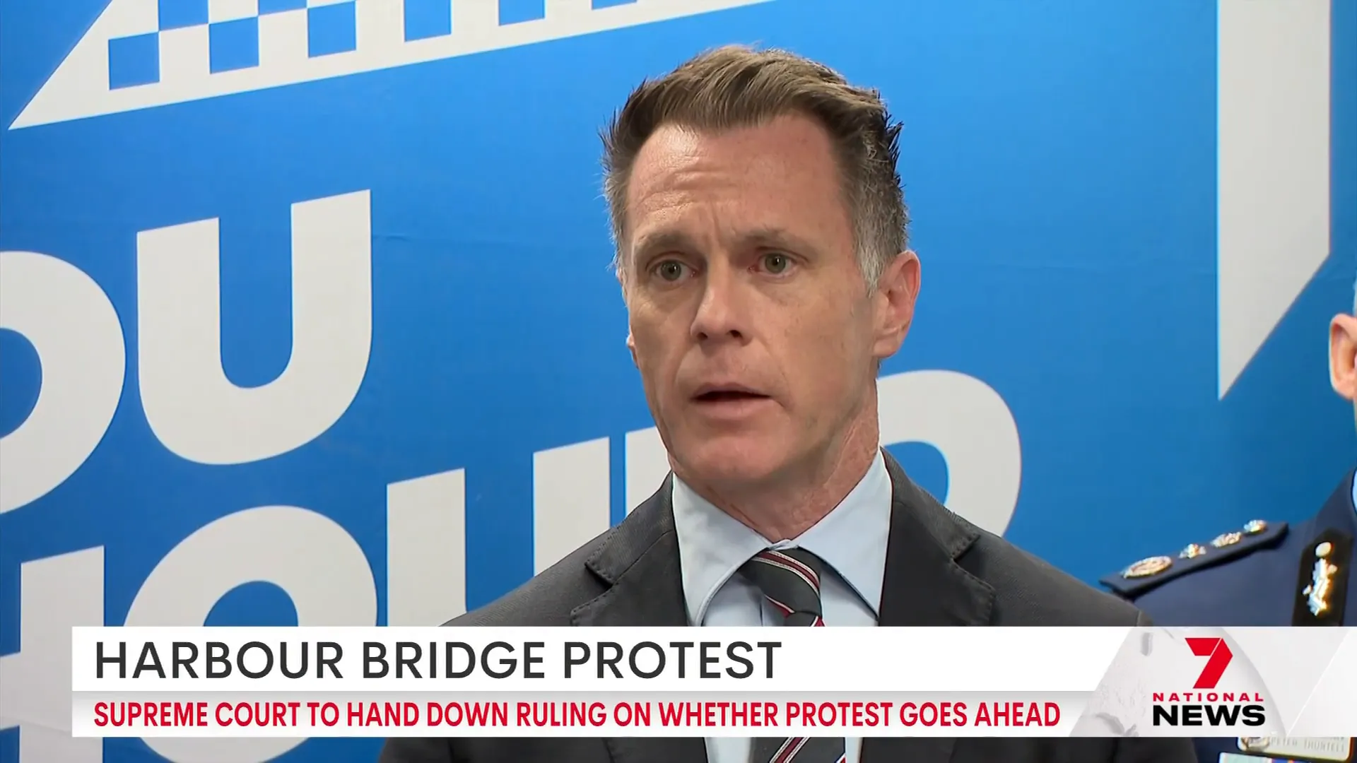 NSW Premier addressing concerns about the protest