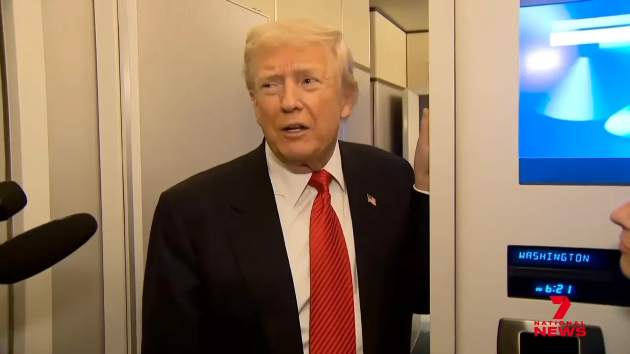 Donald Trump commenting on royal family situation