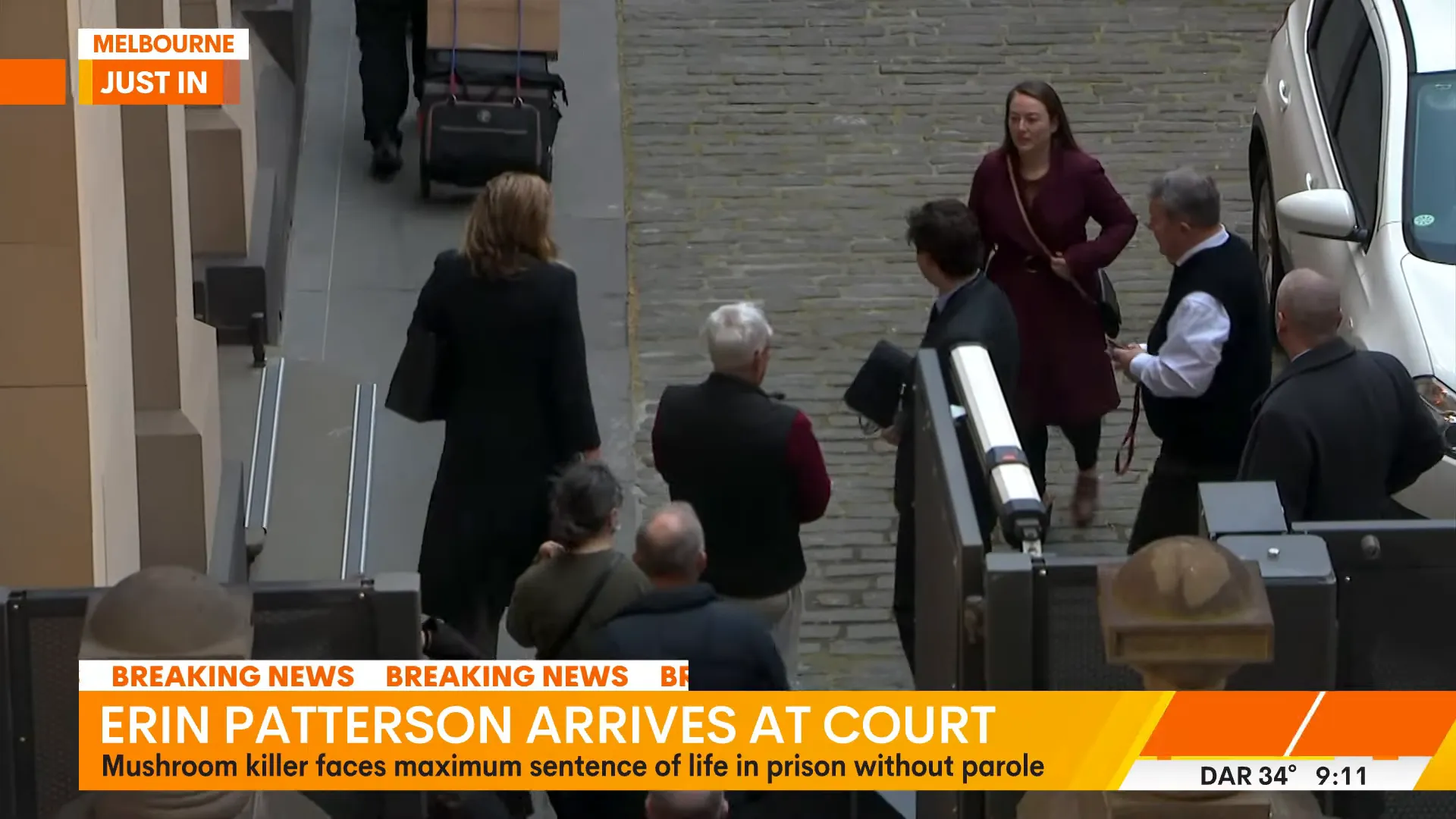 Courtroom number four at the Supreme Court where sentencing was to be held