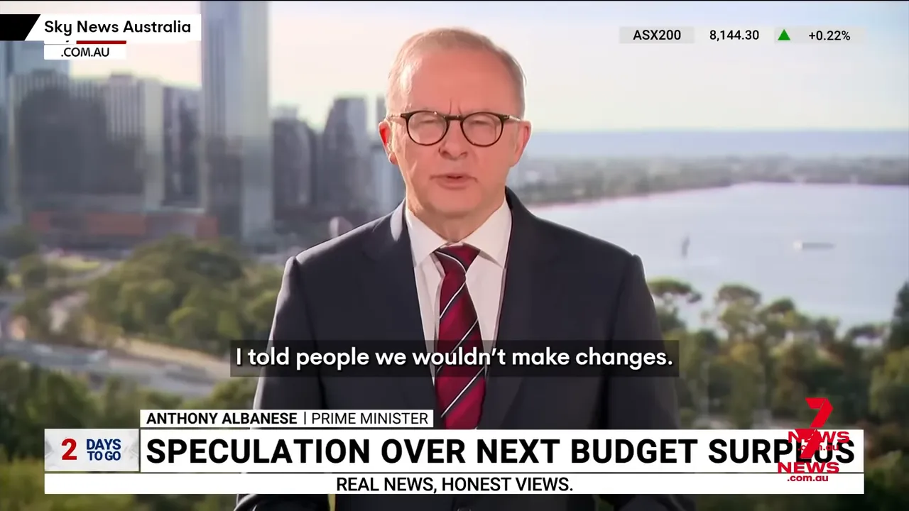 Question about negative gearing and whether Albanese might change policy