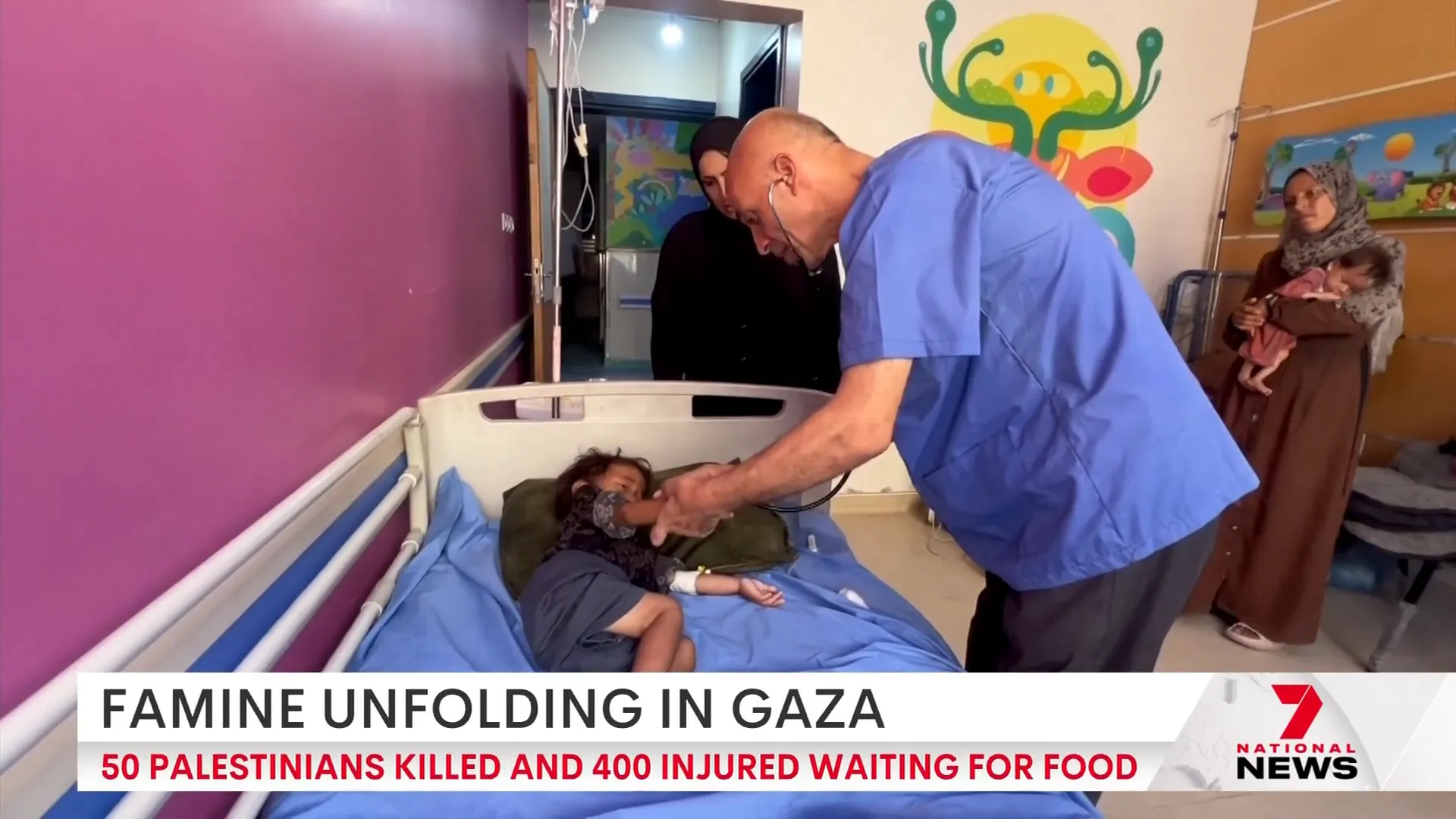 Doctors in Gaza caring for sick and hungry patients