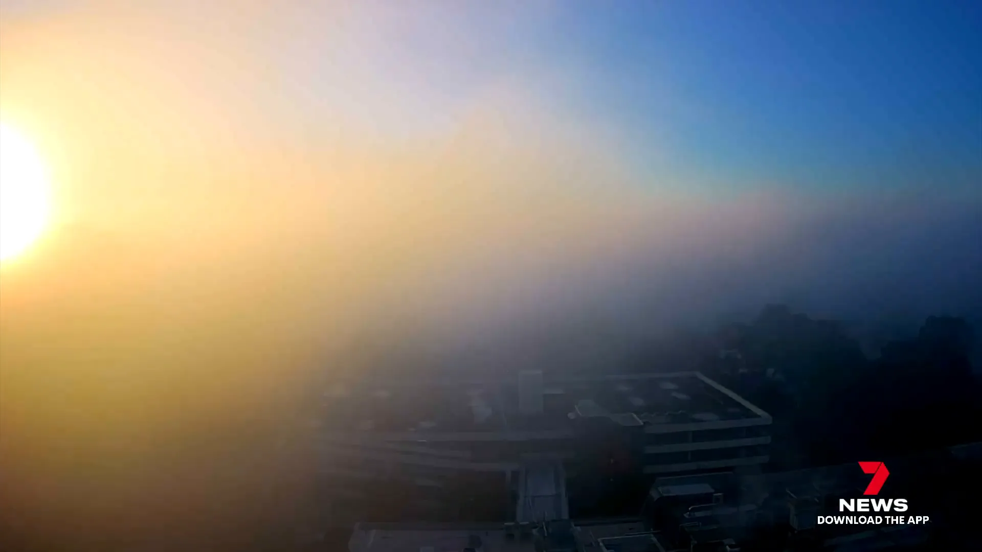 Foggy morning in Blacktown with clear skies later