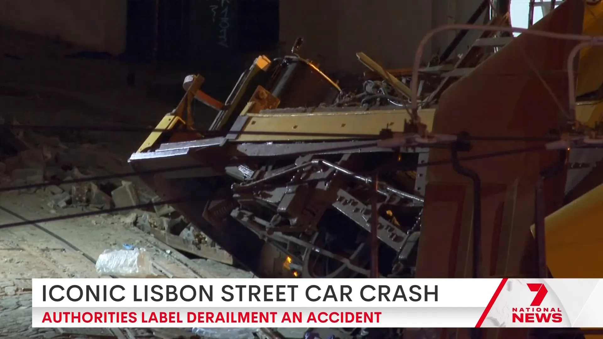 Close-up detail of funicular equipment and cable