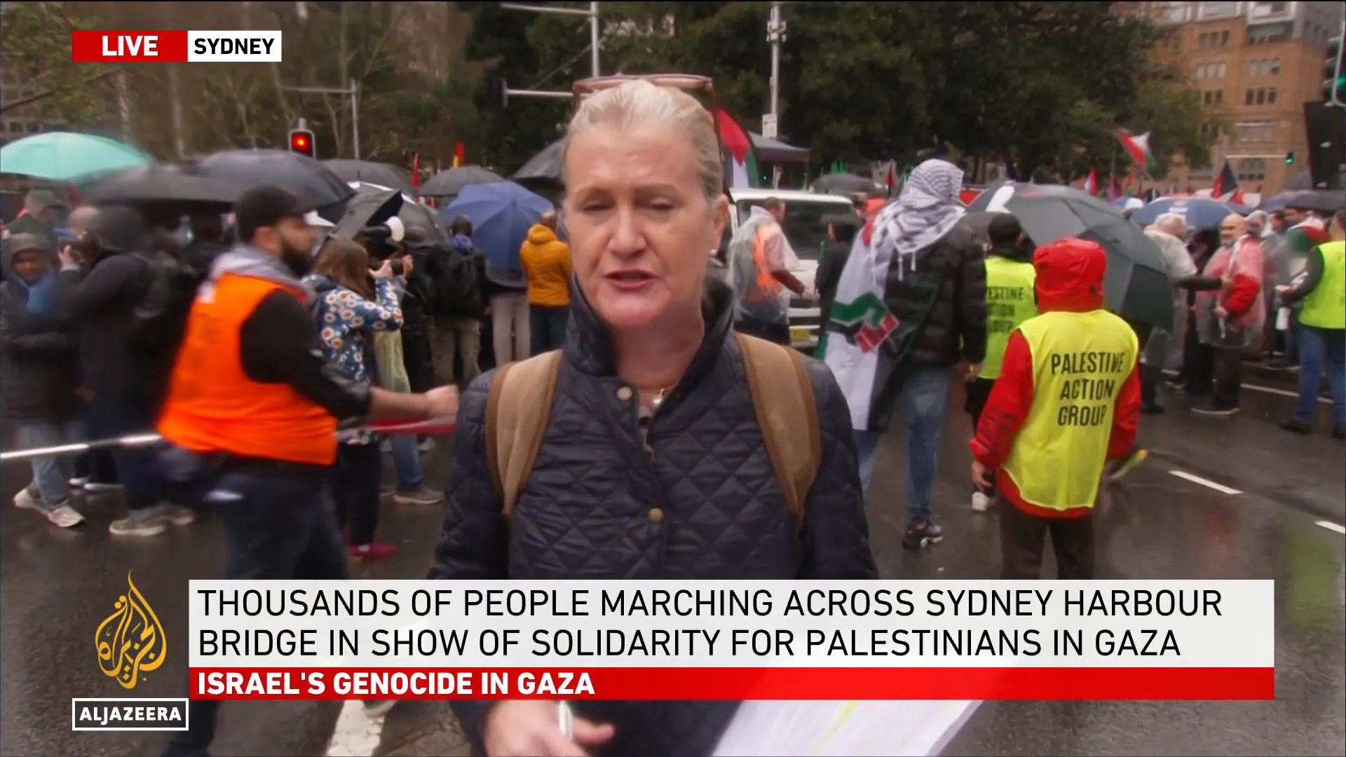 Thousands filling the streets of Sydney CBD for the protest