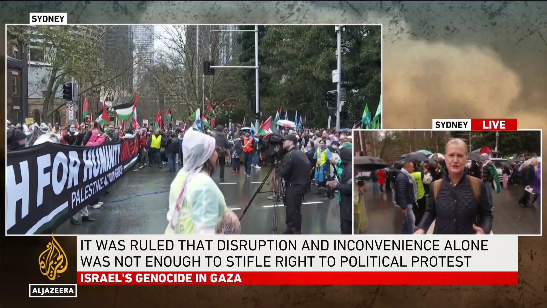 Featured image for the blog, "Tens of Thousands March Across Sydney to Demand an End to Israel's War on Gaza"