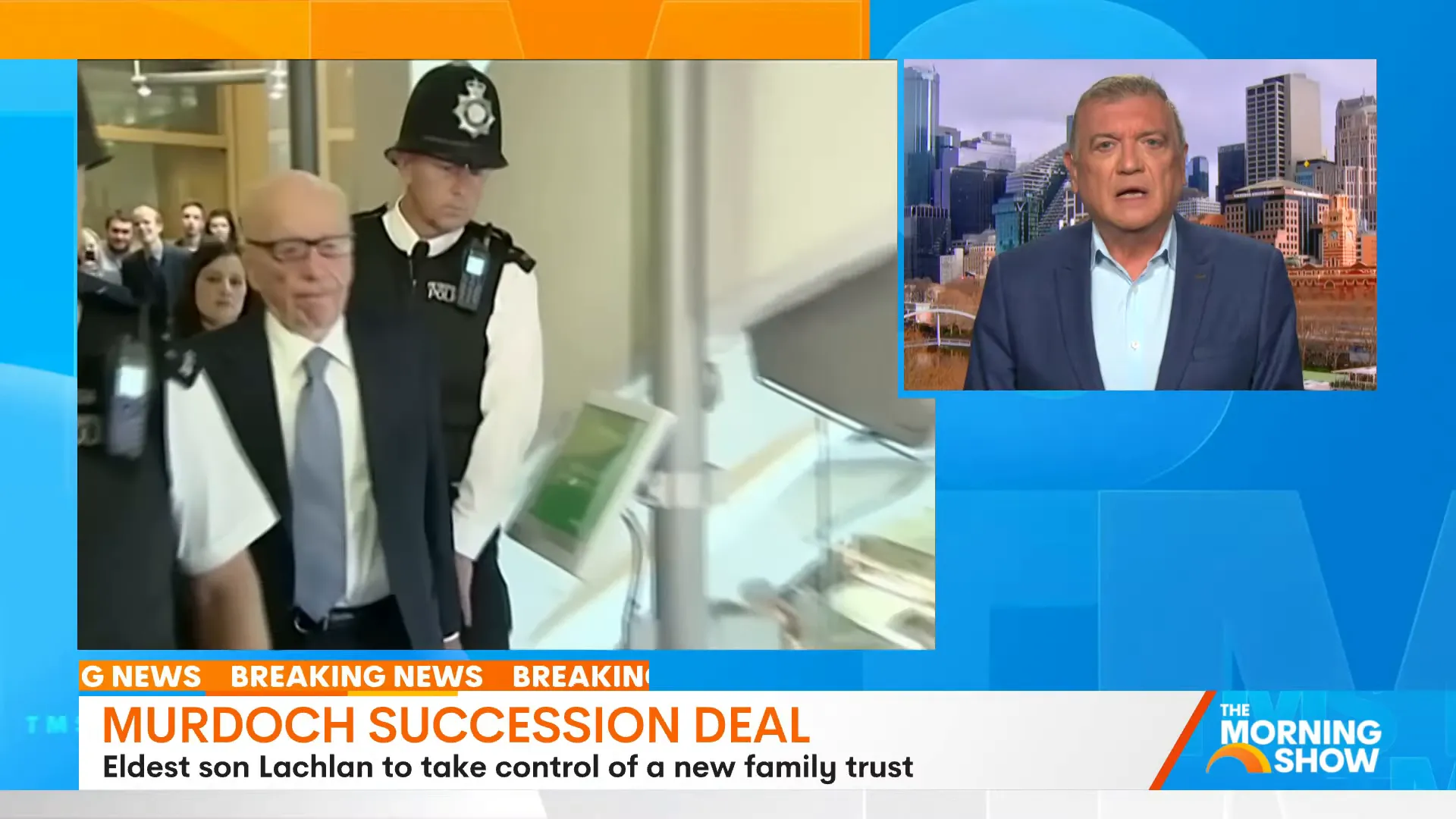 Discussion of power and editorial control in Murdoch family