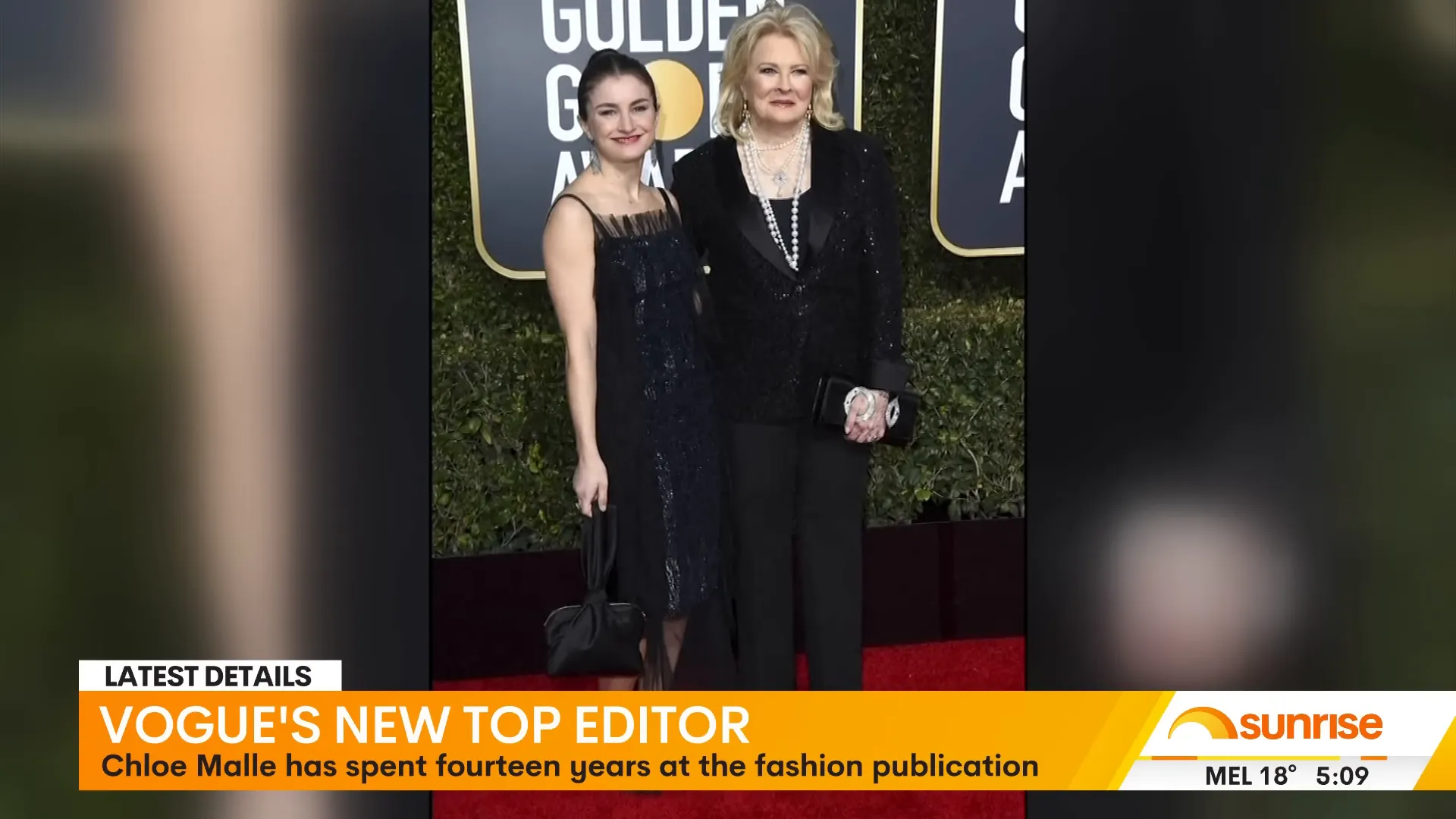 Chloe Malles (Chloe Miles) at a fashion event