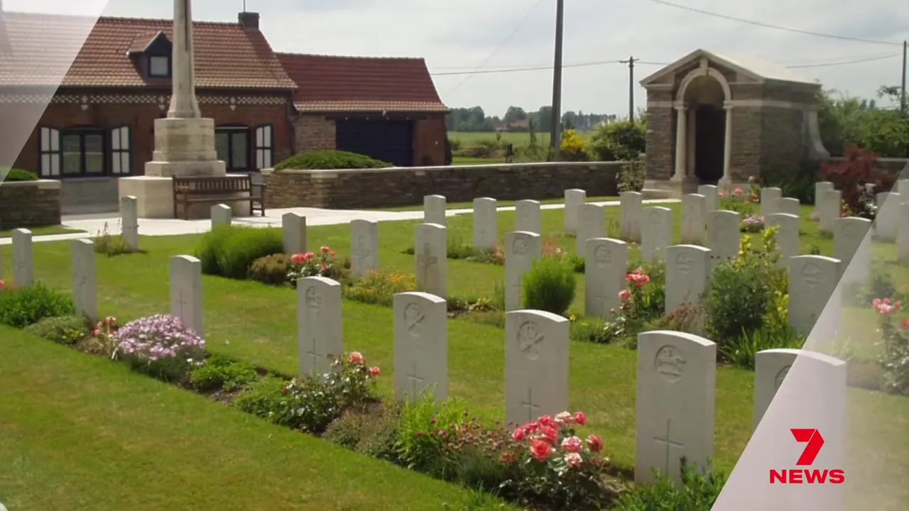 French country cemetery where the unmarked grave was found