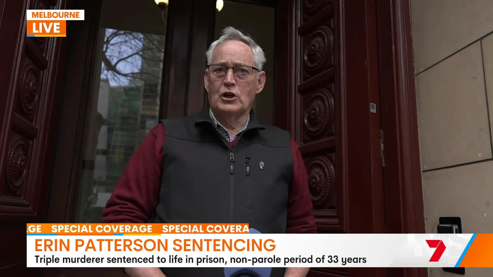 Ian Wilkinson acknowledging the work of investigators and prosecutors