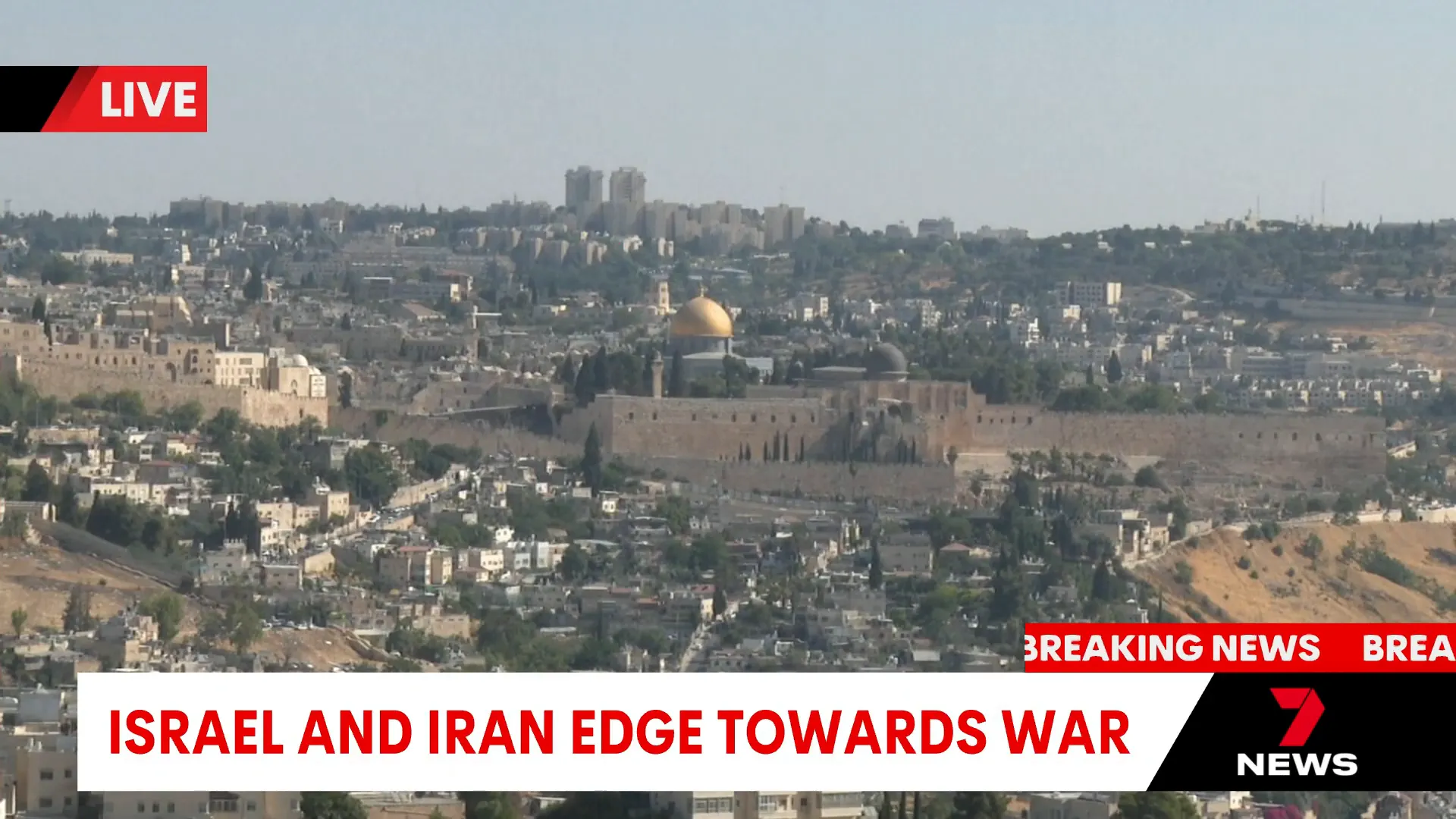Drone attack launched by Iran towards Israel