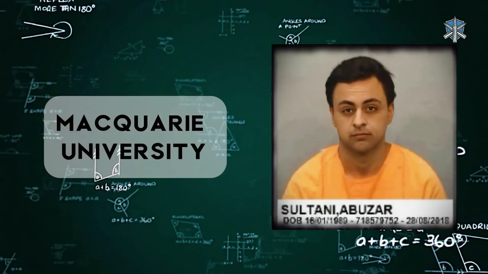Abuzar Sultani, MBA student and criminal mastermind