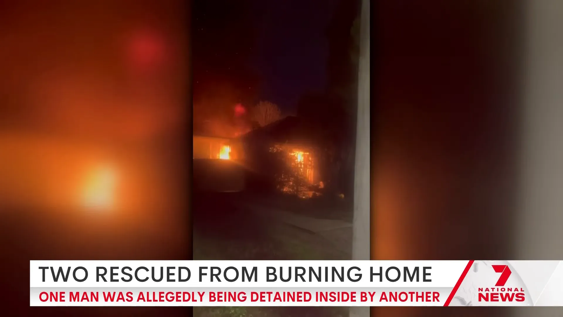 Carport engulfed in flames at Doonside property