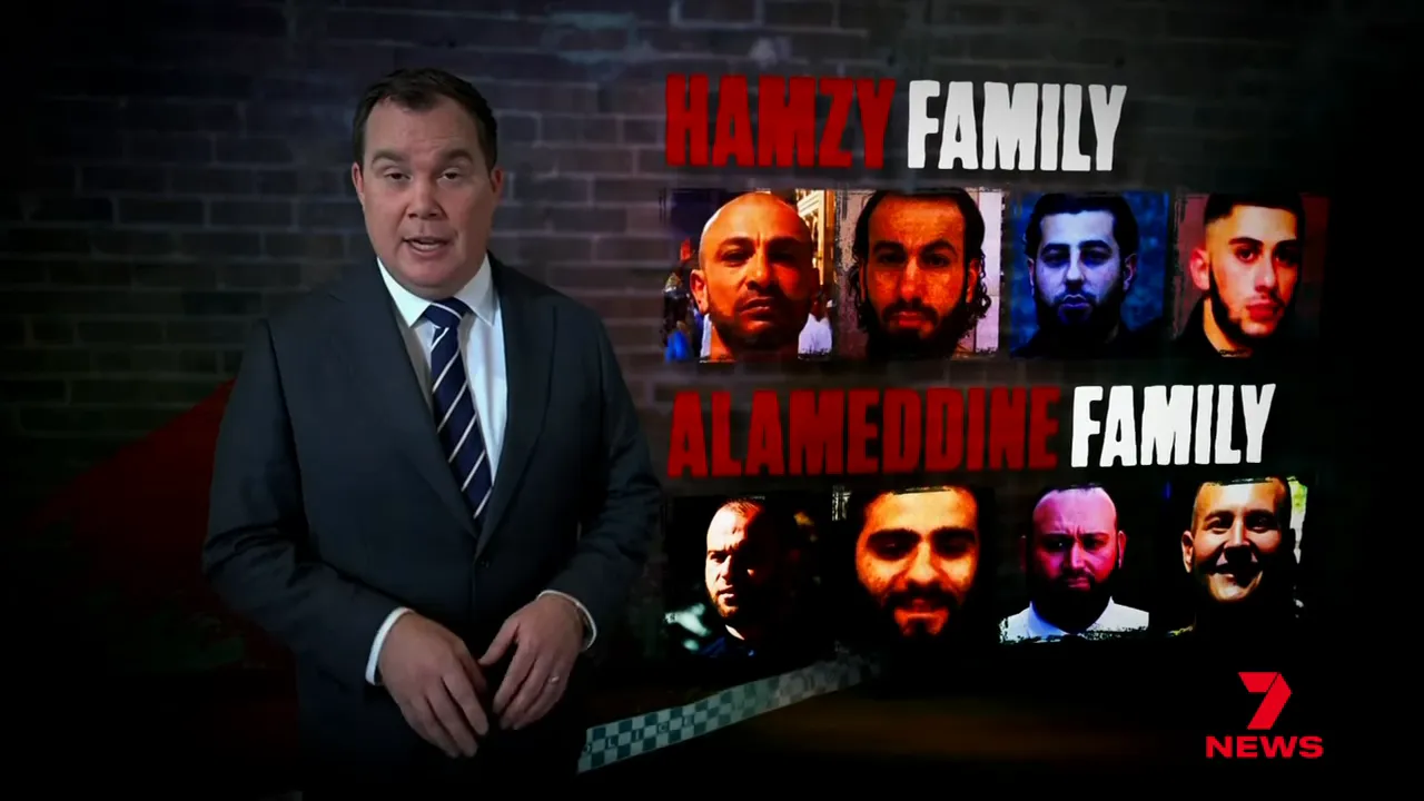 Street-level footage tied to family-based crime feuds in Sydney