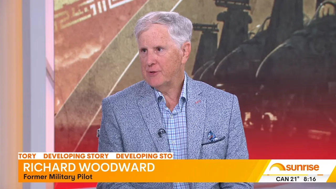 Former military pilot Richard Woodward explaining hiding and survival considerations after ejection