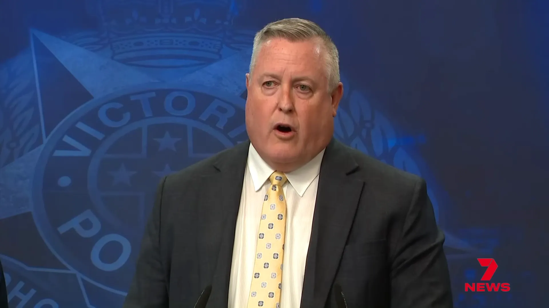 Reporter explaining the details of the $1 million reward