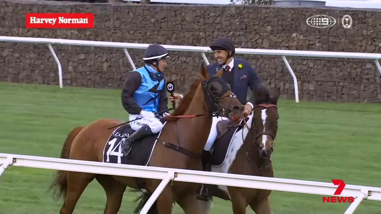 Jamie Melham with her team after the Cup