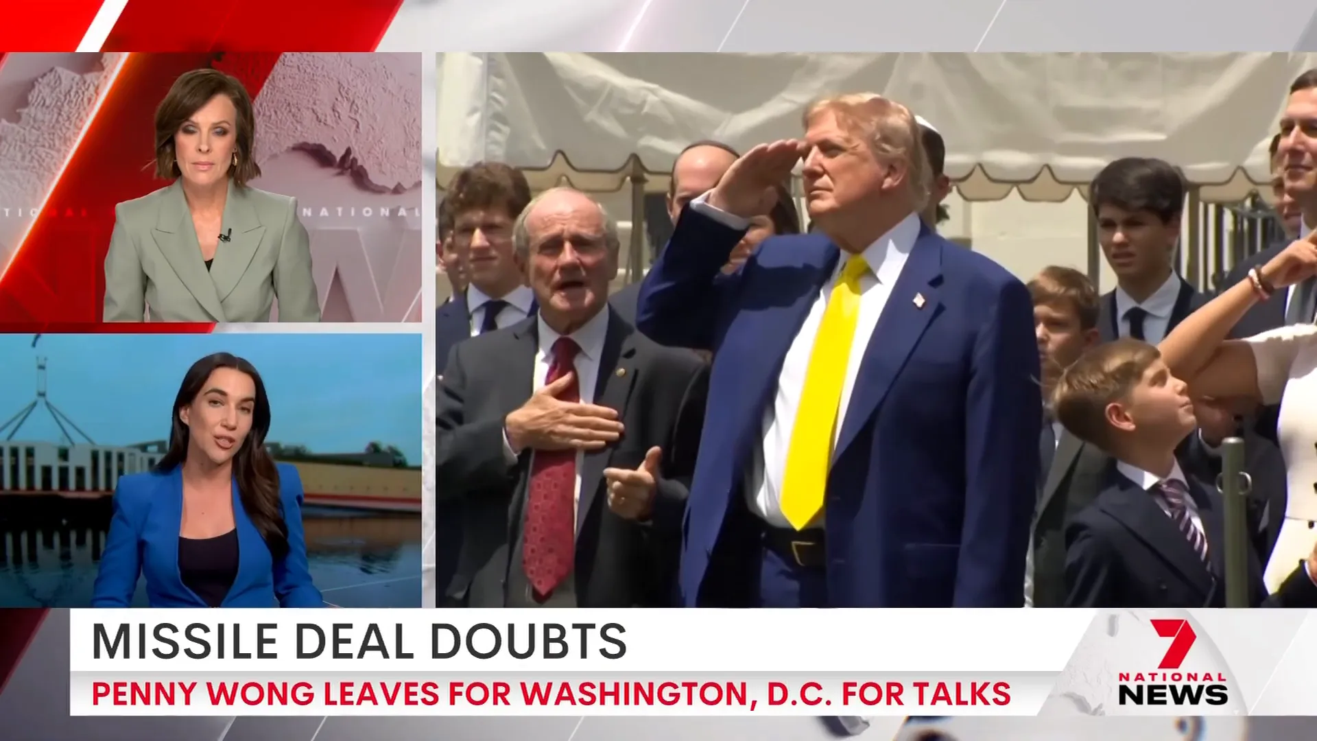 Discussion on defense spending between Australia and US
