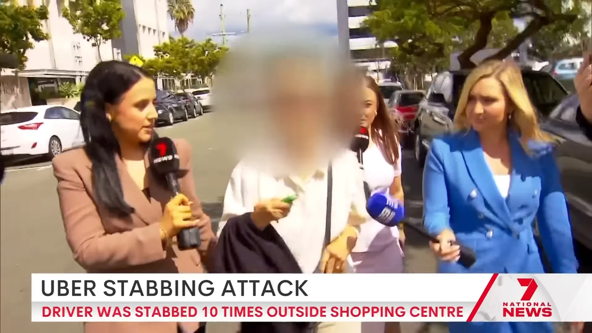 Mother of the accused leaving court, declining to comment