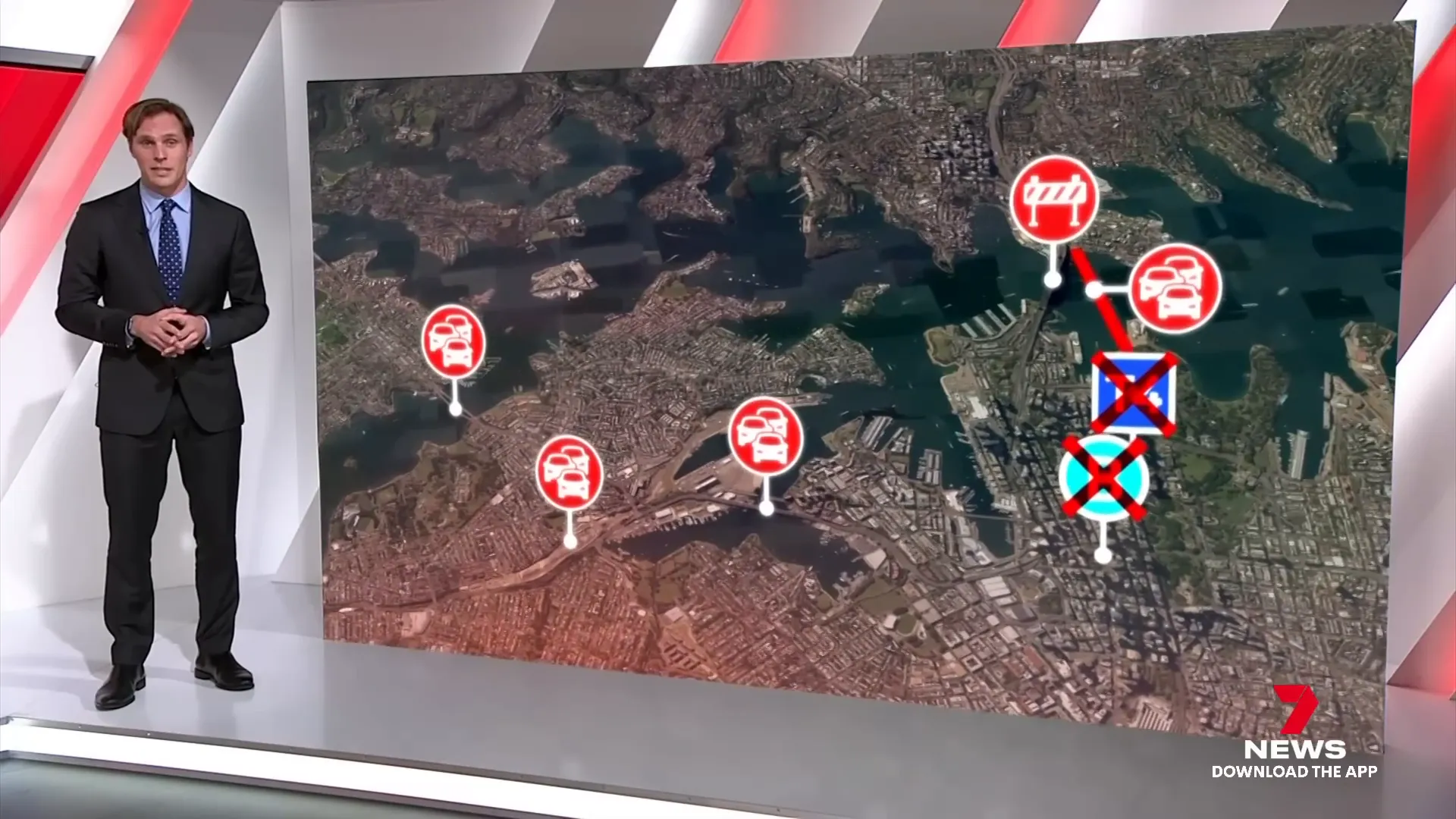 Road closures and alternative traffic routes around Sydney CBD