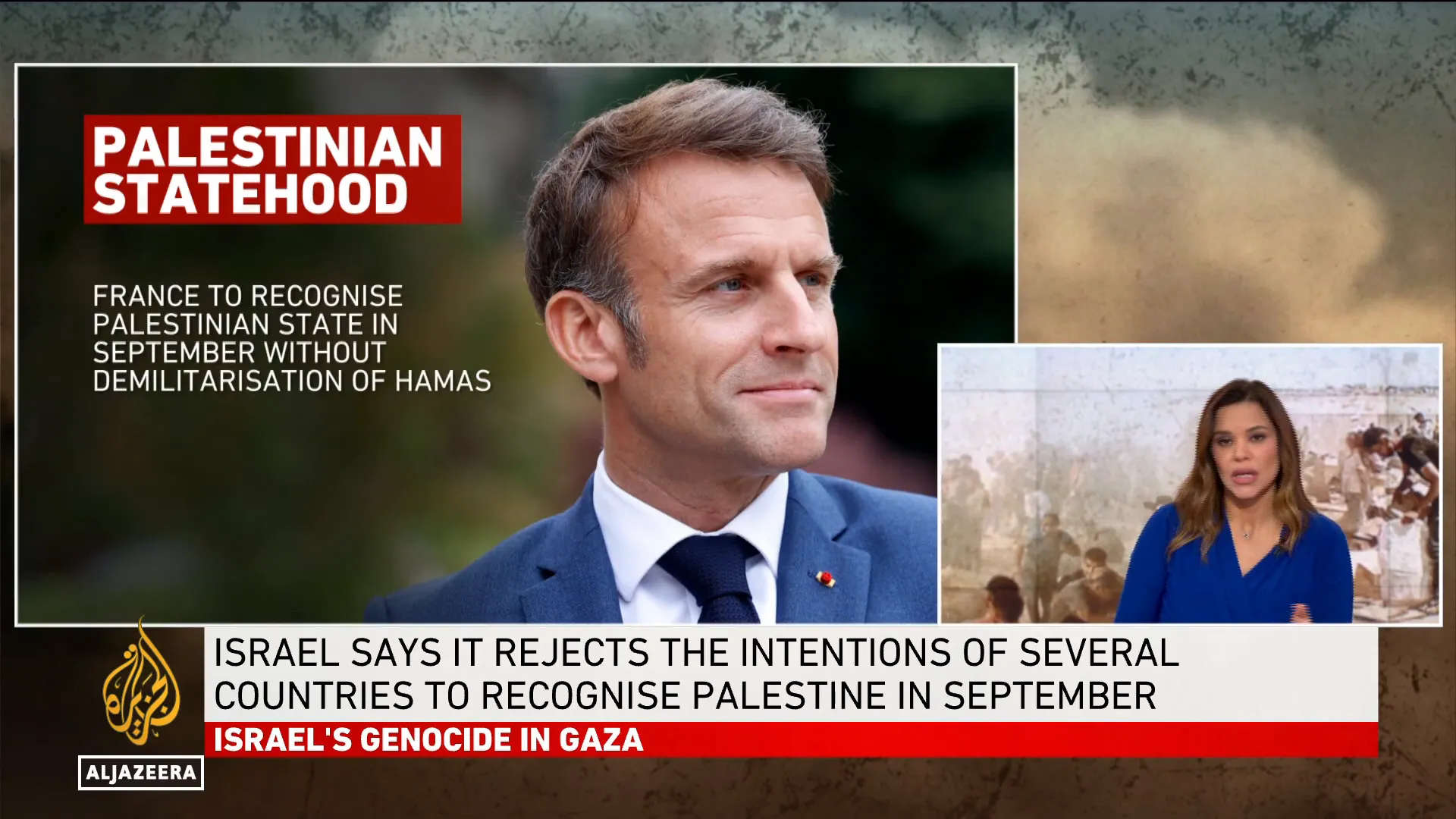 International leaders discussing recognition of Palestinian statehood