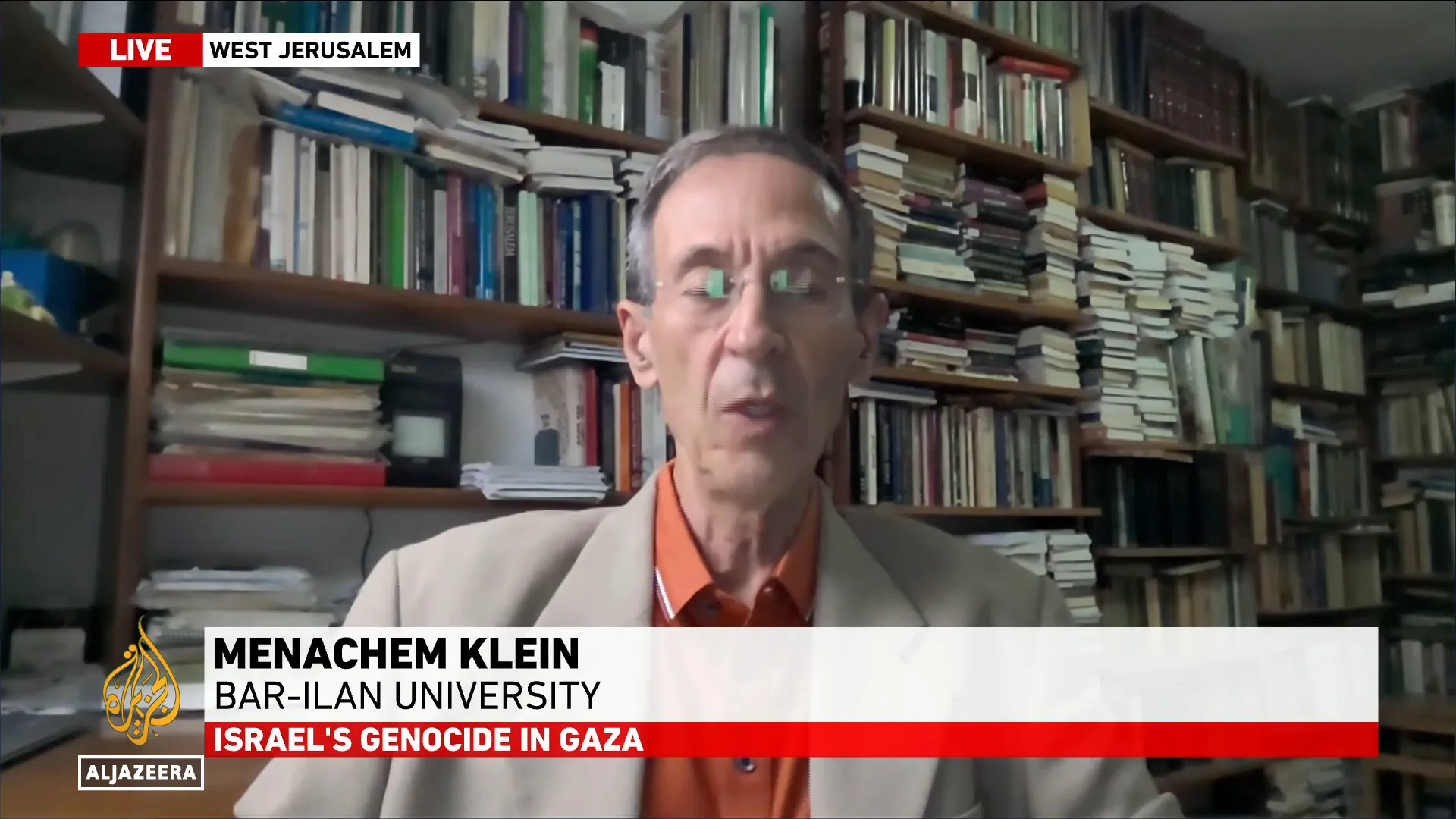 Menachem Klein discussing the death of Oslo-style two-state solution
