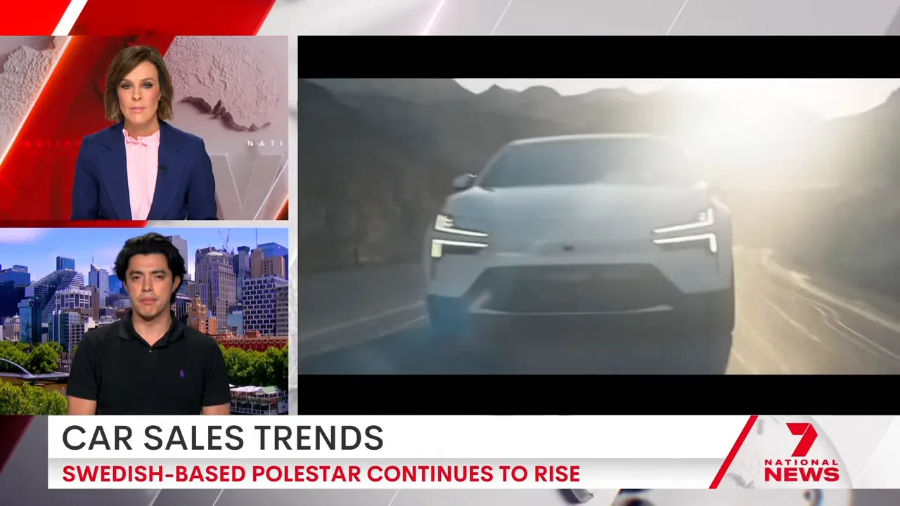 Polestar car interior showing premium materials