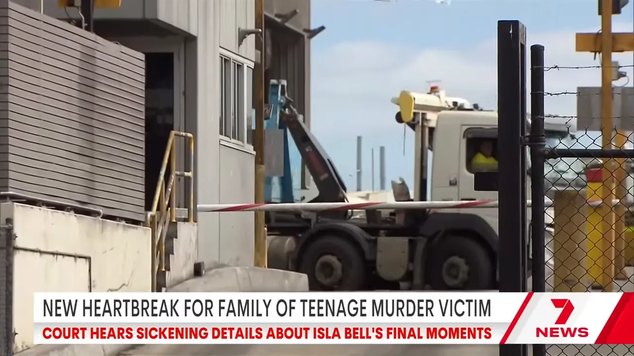 Alleged fridge being towed from the apartment