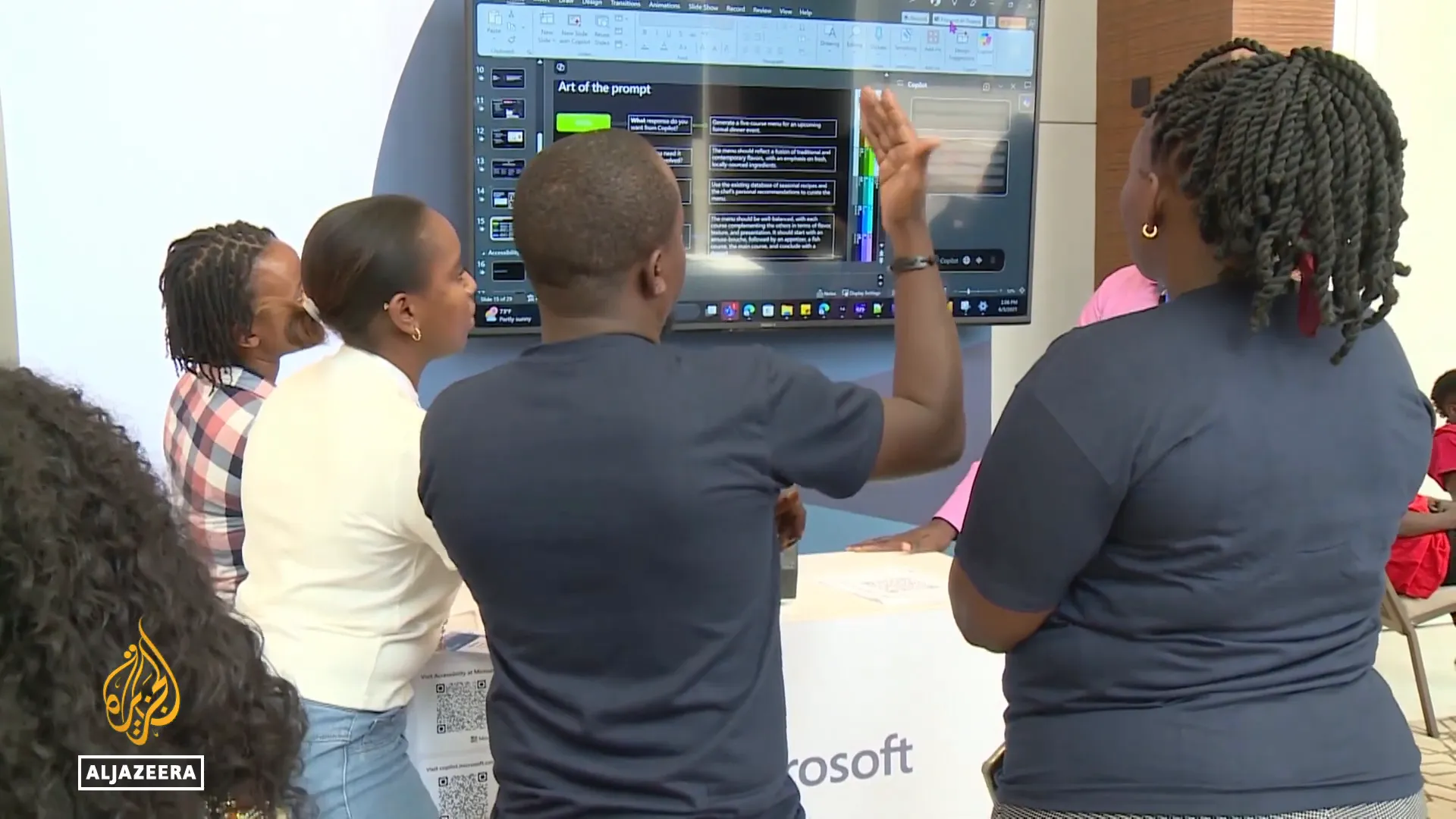 Kenyan deaf community members using SignVerse app