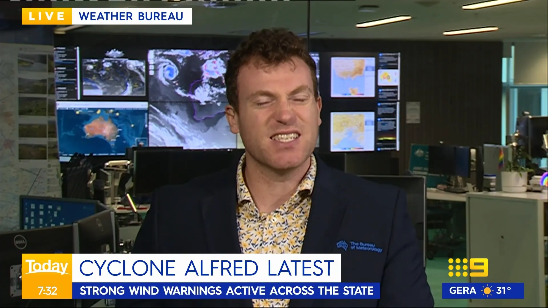 Forecast scenarios for Tropical Cyclone Alfred