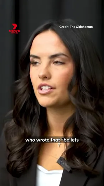 Interview-style clip of a student featured in coverage of a university grading dispute.